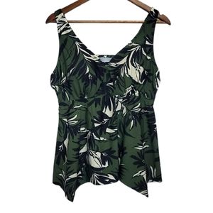 Kona Sol PLUS SIZE Tropical Swimwear Top 2…